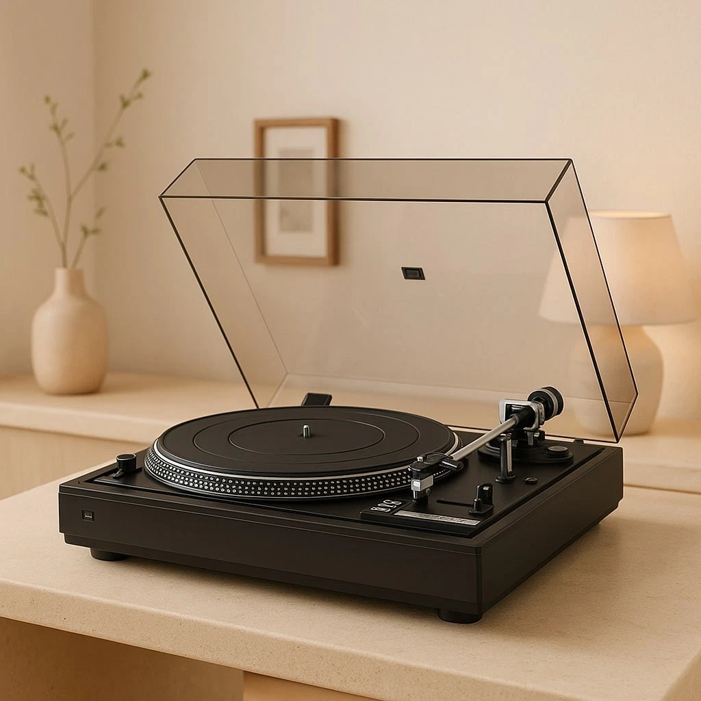 Dual CS 505, platine vinyle vintage à courroie