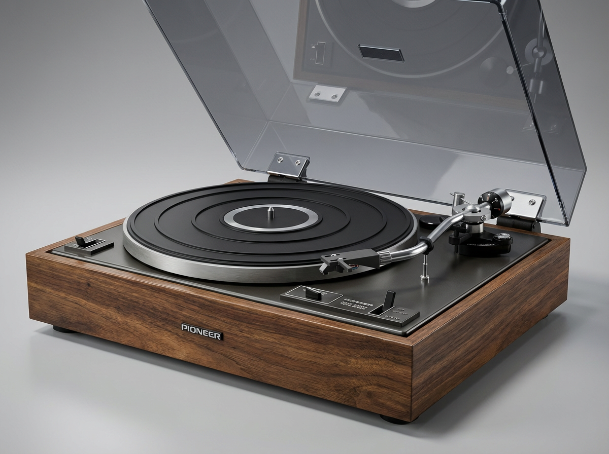 Pioneer PL-12D, platine vinyle vintage manuelle