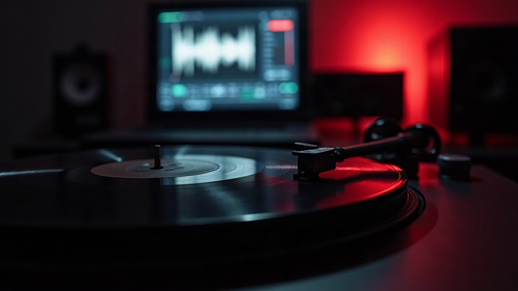 Bande analogique, vinyle en lecture et fichier audio sur écran : les trois sources possibles d’un master